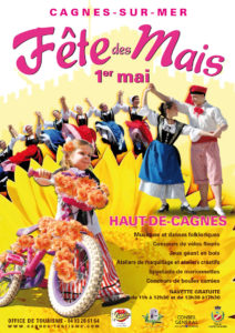 Flyer événementiel Fête des Mais de Cagnes - Looksite