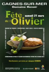Affiche abri bus événementielle Fête de l'Olivier - Looksite