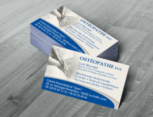 Carte de visite, Looksite infographiste freelance