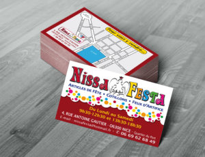 Carte de visite, Looksite infographiste freelance