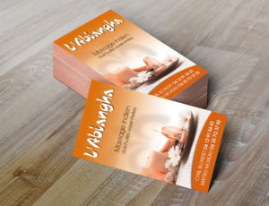 Carte de visite, Looksite infographiste freelance